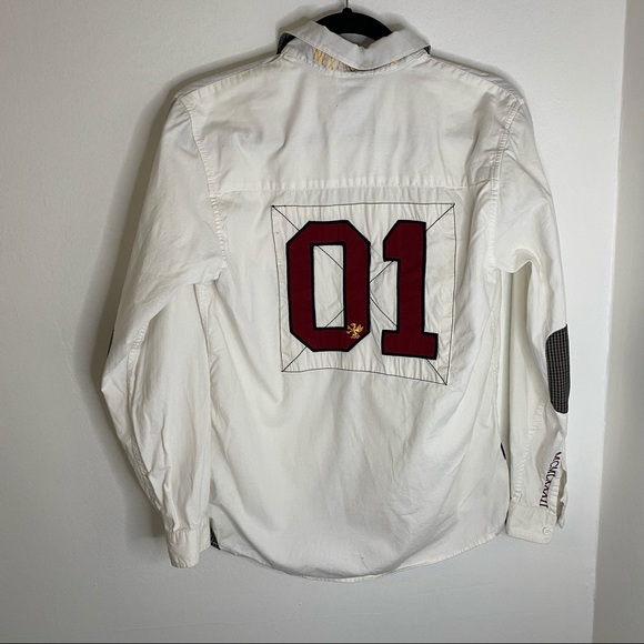 Boy’s Next vintage embroidered white button down - Picture 3 of 12